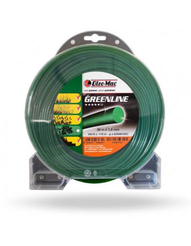 Green Round Line for Brushcutters Oleo-Mac