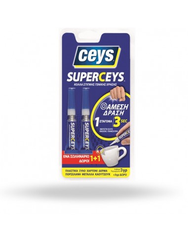 CEYS Instant Glue Superceys Promo 1+1 3gr