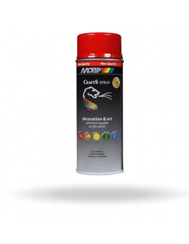 Colors Spray MOTIP CRAFTS Flame Red 400ml