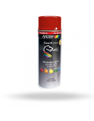 Colors Spray MOTIP CRAFTS Red 400ml