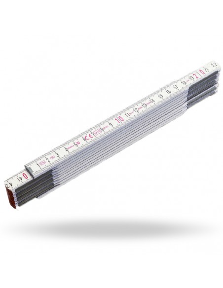 White Wooden folding ruler 2m Type 1607 Stabila 01134