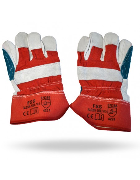 Γάντια Ενισχυμένα Κόκκινα-Πράσινα FSS4224