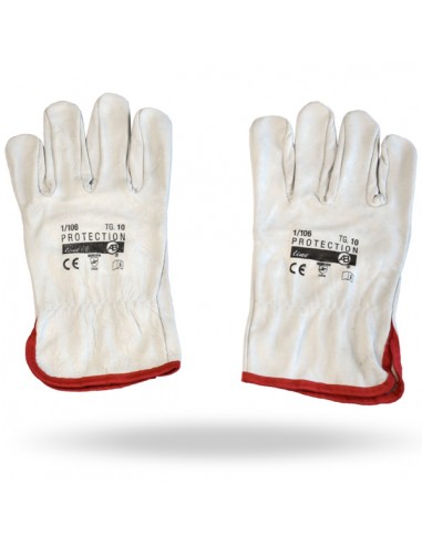 Leather Gloves BORDATO White