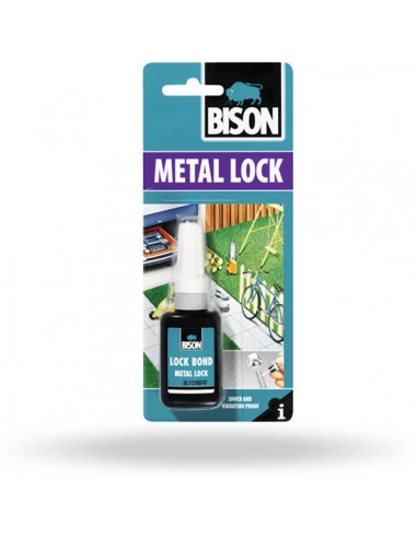 Ασφαλιστικό Σπειρωμάτων Metal Lock BISON 10ml
