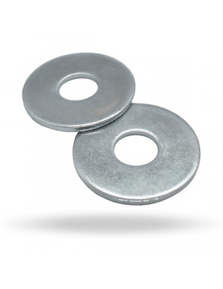 DIN 9021 Wide Flat Washers, Zinc Plated 3 pieces