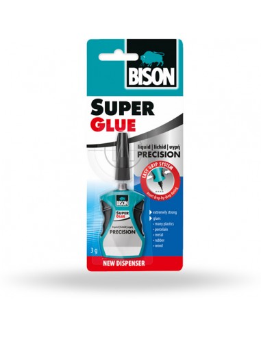 Kόλλα Super Glue Precision Bison 3g