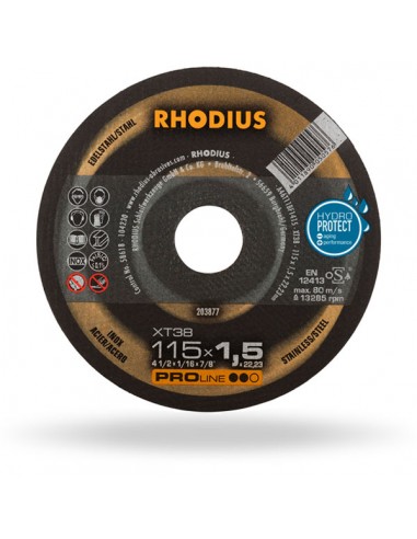 Δίσκος Κοπής Inox Rhodius XT38 204621