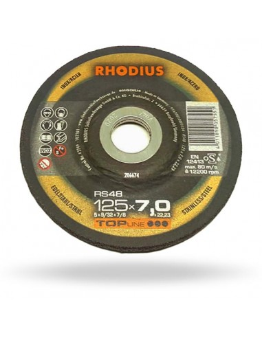Grinding Disc RS48 Rhodius 125x7,0