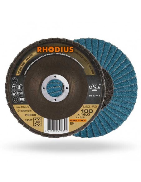 Grinding Flap Disc LSZ F2 Rhodius 1