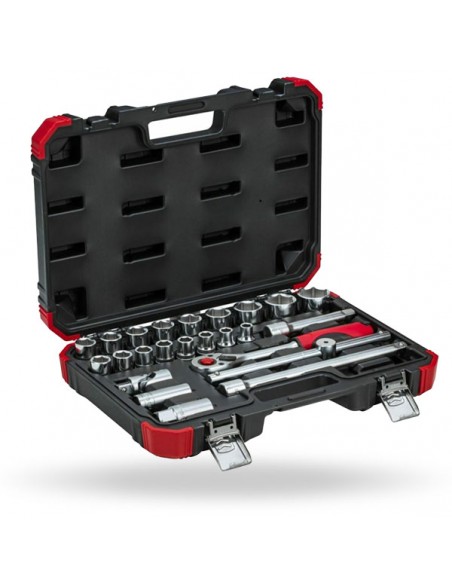 Gedore Red R69003024 1/2″ Drive 24 Piece Metric Socket Set 10-32mm
